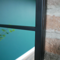 Close up of metal framework 