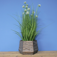 Antique Bronze Tree Indoor Planter