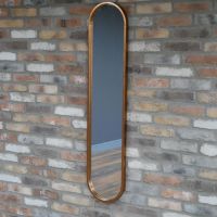 Oval Mirror - Copper Finish