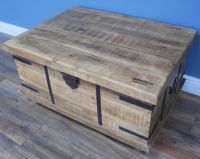 Wooden & Metal Trunk in Situ