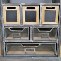 Close-Up of Storage Drawers