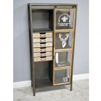 "The Stag" Tall Industrial Cabinet in Situ