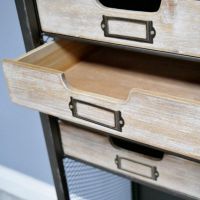 Close-Up of Open Drawers