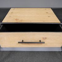 Close-Up of Fir Wood Drawer and Top