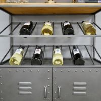 Close-Up of Wine Storage