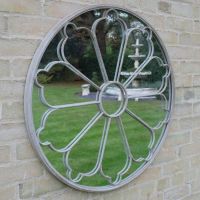 Circular Garden Wall Mirror