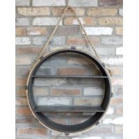 Industrial Hanging Wall Shelves Unit in Situ