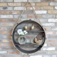 Industrial Hanging Wall Shelves Unit