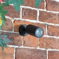 Black Cylindrical Downlight in Situ