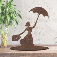 Mary Poppins Rustic Garden Silhouette Ornament in Side in the Conservatory 
