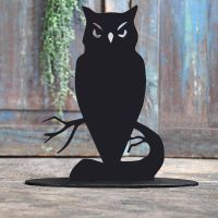 Owl Door Stop Created Out of Iron
