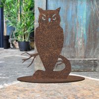 Owl Rustic Iron Door Stop in Situ in the Home Owl Rustic Iron Door Stop in Situ in the Home