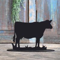 Cow Door Stop Created Out of Iron Cow Door Stop Created Out of Iron