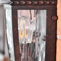 Close up of textured pane 