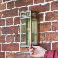 Rectangular Bronze Wall Lantern Rectangular Bronze Wall Lantern