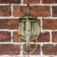 Antique Brass Nautical ship light front facing Antique Brass Nautical ship light front facing