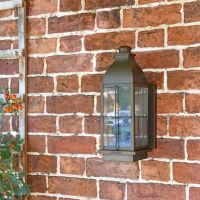 Rustic Nautical Wall Light on Brick Wall