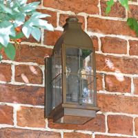 Rustic Nautical Wall Light in Situ