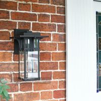 Art Deco Antique Bronze Medium Wall Lantern