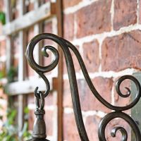 Traditional Dark Bronze Wall Light Scrolled Bracket Traditional Dark Bronze Wall Light Scrolled Bracket