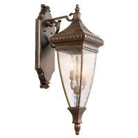 Renaissance Style Large Hanging Bronze Wall Lantern