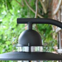 Modern Black Overhanging Wall Light Curved Bracket