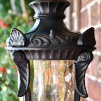 Close up of decorative lantern top Close up of decorative lantern top