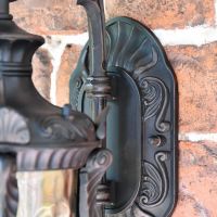 Close up of mounting bracket 