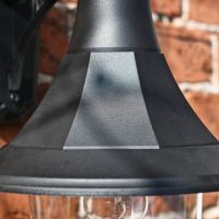 "Sandwood" Classical Black Top Fix Wall Light