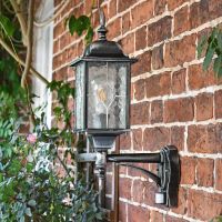 Side view of "Marsden" Wall Lantern with PIR Sensor 