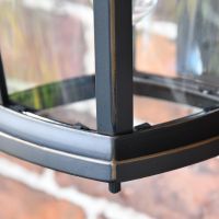 Close up of frame and panes Close up of frame and panes