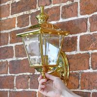 Traditional Outdoor Wall in Situ on the Front of a House Traditional Outdoor Wall in Situ on the Front of a House