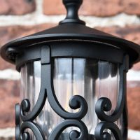 Close up of scroll design on "Ebberton" Lantern 