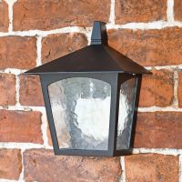Oxford Traditional Flush Outdoor Half Wall Lantern