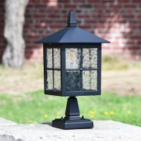 Traditional Textured Window Pillar Light