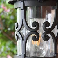 Wall Light Scrolled Detailing