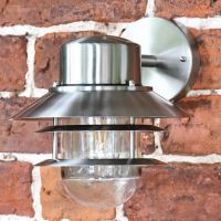 Contemporary Overhanging Wall Lantern