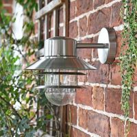 Contemporary Silver Caged Wall Light