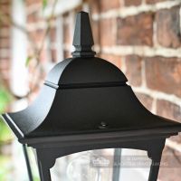 "Tattershall" Traditional Black Wall Lantern 