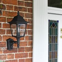 "Tattershall" Traditional Black Wall Lantern 