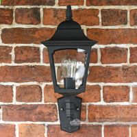 "Tattershall" Traditional Black Wall Lantern 