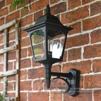 "Tattershall" Traditional Black Wall Lantern 