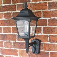 "Tattershall" Traditional Black Wall Lantern 