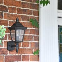 Black Traditional Wall Lantern