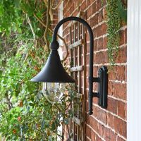 Deluxe Barn Hanging Wall Light Side Profile