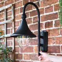 Deluxe Barn Hanging Wall Light to Scale