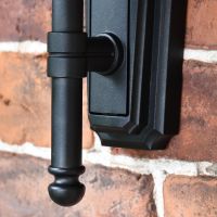 Deluxe Barn Hanging Wall Light Backplate & Lower Finial