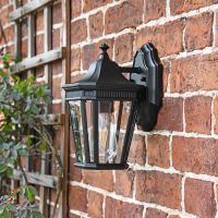 Bramford Bank Wall Lantern in situ 