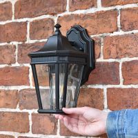 Bramford Bank Standard Wall Lantern in situ 