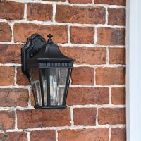 Side angle of Bramford Bank Wall Lantern 
